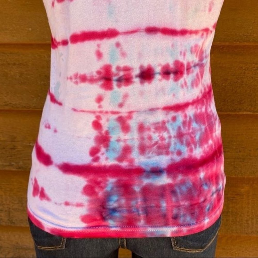 Vintage Vantage Haiti Much Love Custom Tie Dye Shirt Size S - Picture 10 of 11